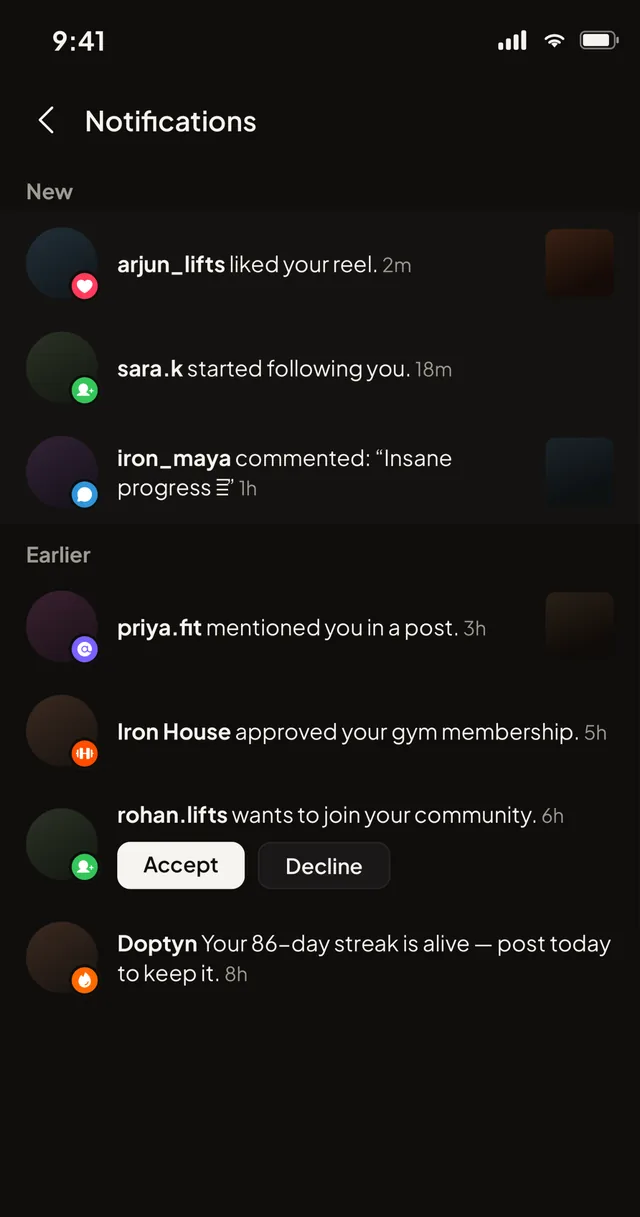 Notifications